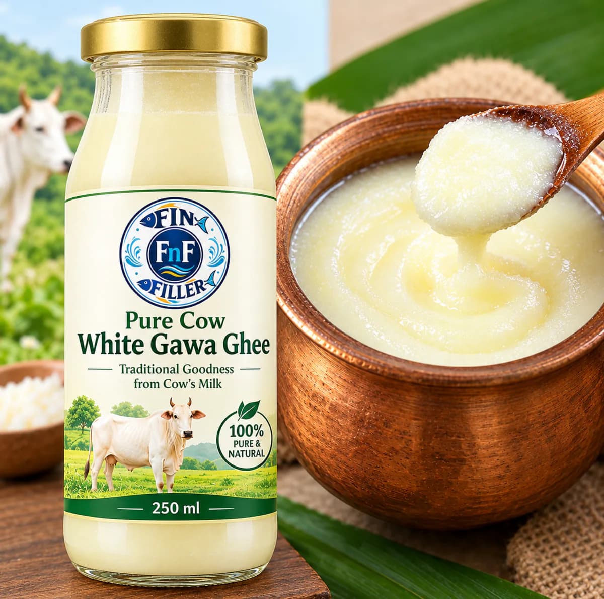 Pure Cow Gawa Ghee/শুদ্ধ গরুর গাওয়া ঘি